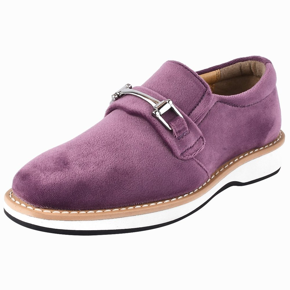 Rachel Kids Velvet Buckle Semi Casual Loafer